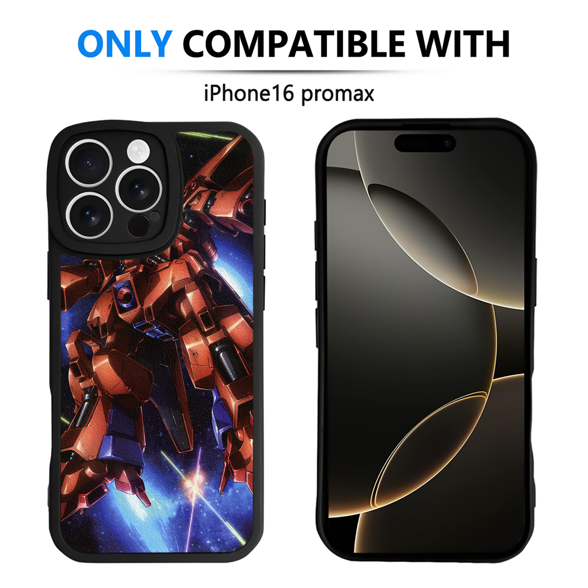 （画像用） 機動戦士ガンダム Mobile Suit Gundam 【iPhone 16シリーズ対応】シリコンスマホケース（レザー調） 材質：シリコン